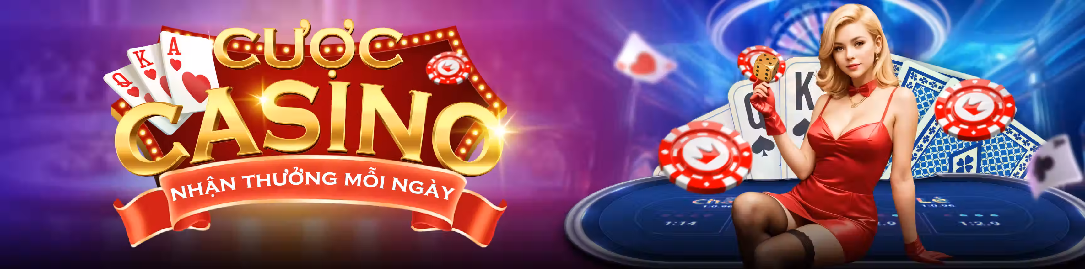 Banner promotion cược Casino